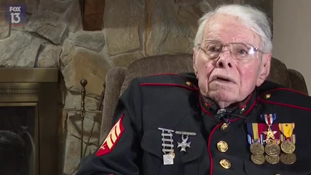 100 Years Old Marine Sergeant speaks