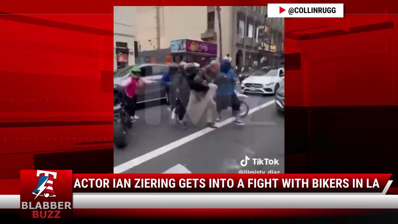 Actor Ian Ziering Gets Into A fight With Bikers In LA