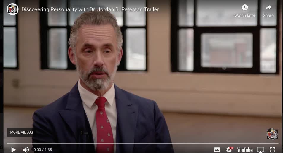 Dr. Jordan Peterson Personality Course Introduction