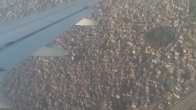 A320 take off from kathmandu airport