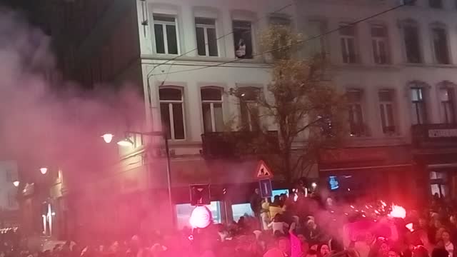 Une fête où les Marocains ont battu le Portugal lors de la Coupe du monde 2022