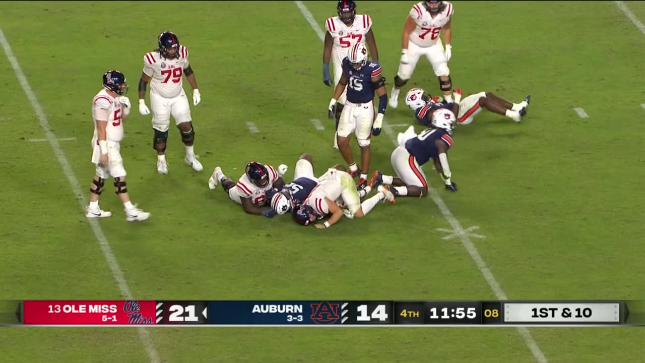 Ole Miss Rebels vs. Auburn Tigers | Full Game Highlights