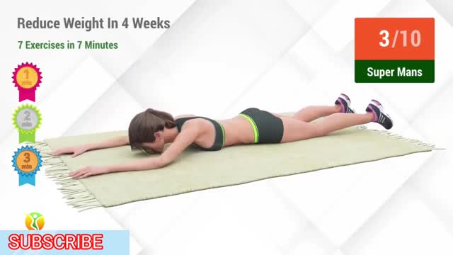 Best 7 Exercise to Reduce weight in 4 weeks