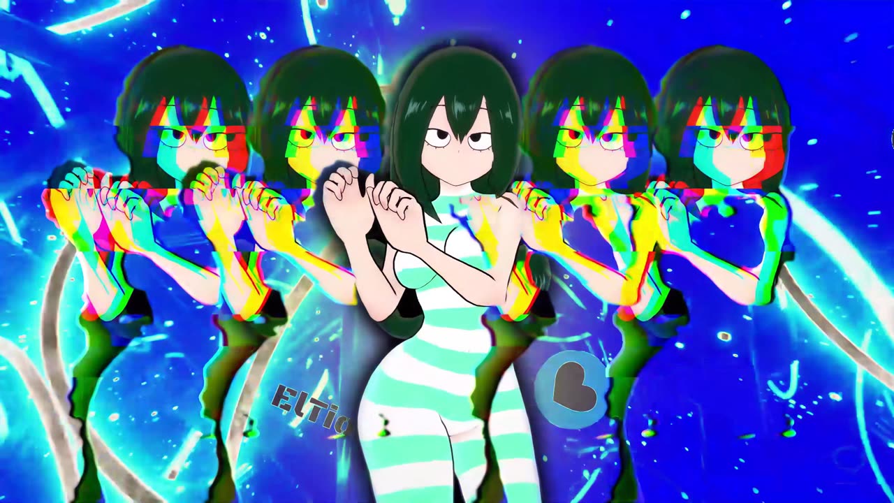 Tsuyu Bikini My hero Academia Bling Bang Bang Born ElTioAle #mmd #Tsuyu #bnha #mha