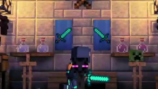 Minecraft story mode #rumbleshorts