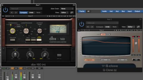 DBX160 Compressor EQ Curves Q Clone