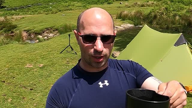 Coffee time levi. Abandoned tin mine settlement. GoPro