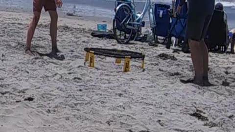 Spikeball catastrophe avoided!