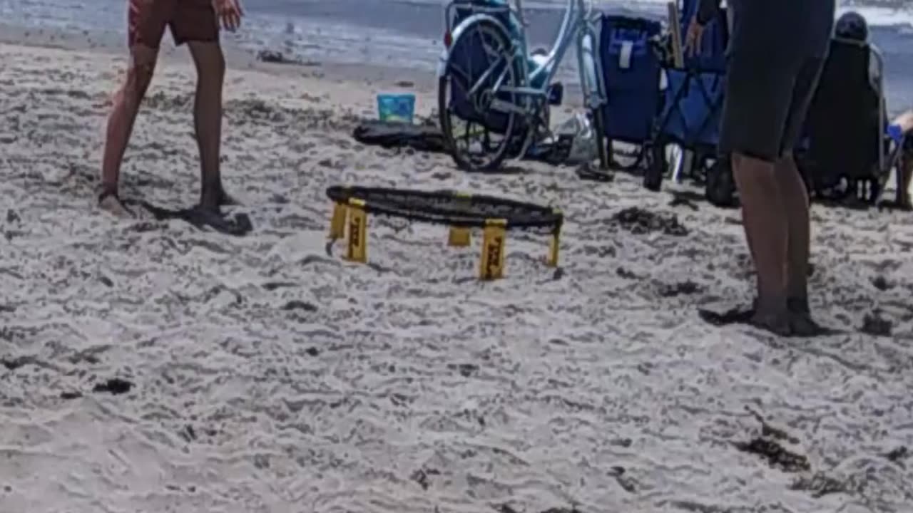 Spikeball catastrophe avoided!