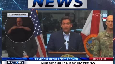 VICTORY News 9/26/22 - 11a.m.CT: Hurricane Ian Projected to Strike Gulf Coast of Florida