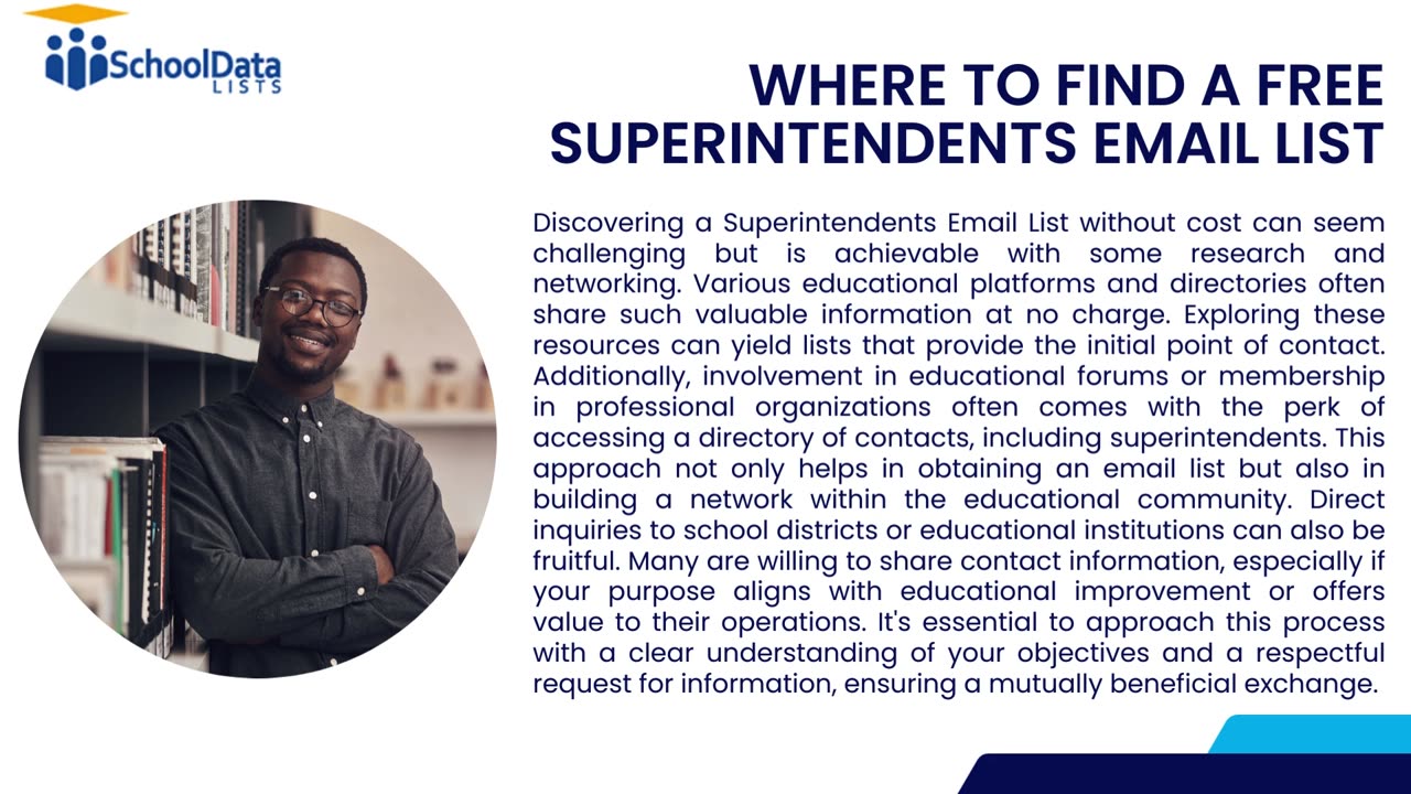 Superintendents Email List for Free a Complete Guide