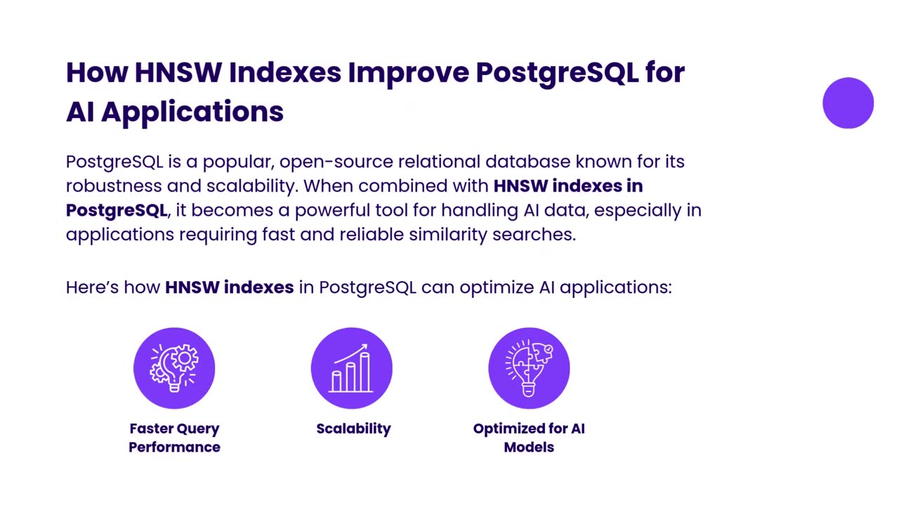 How HNSW Indexing in PostgreSQL Optimizes RAG Generative AI Applications?