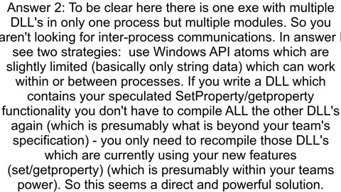Global process wide properties in Win32