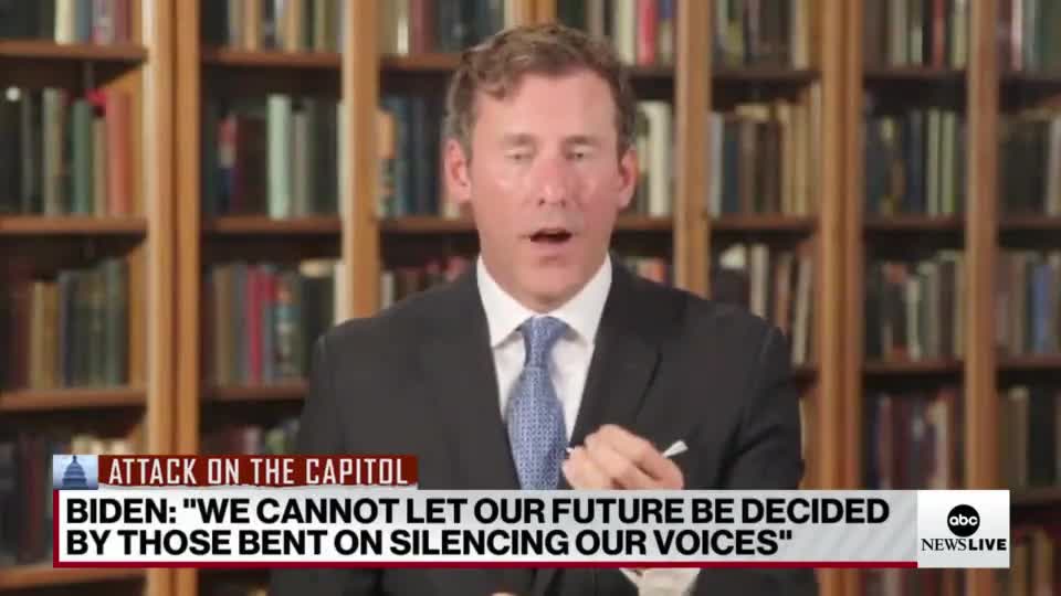 Partisan media guest says Biden "masterfully" delivered Jan 6 speech
