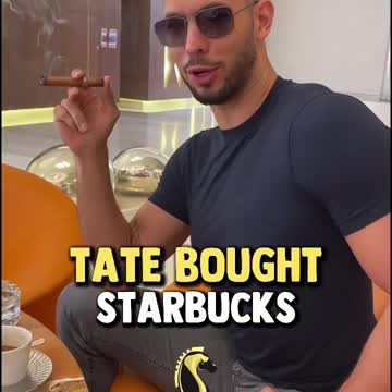 Andrew Tate bought Starbucks for $1.8B 😱