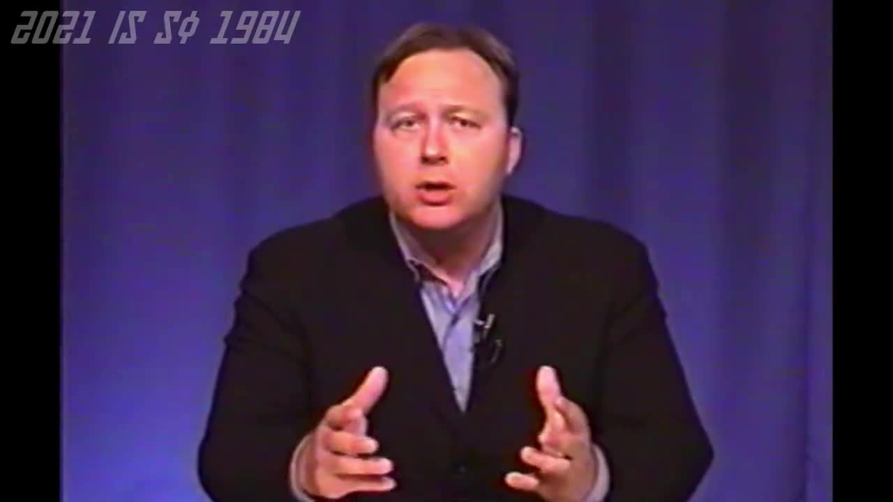 Alex Jones 2003 talks about New World Order