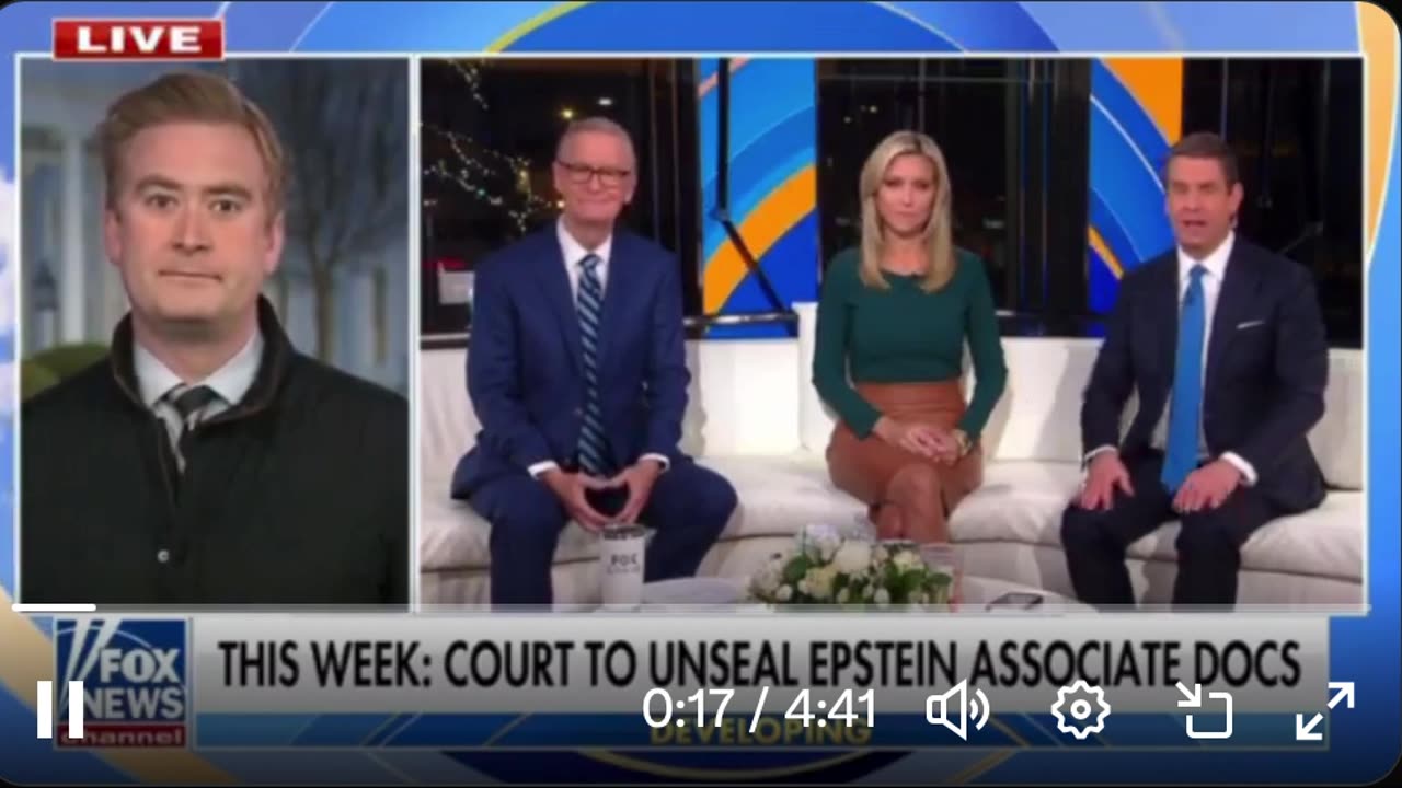 PETER DOUCEY AND FOX NEWS PANEL SPECULATE ON EPSTEIN ISLAND REVEAL