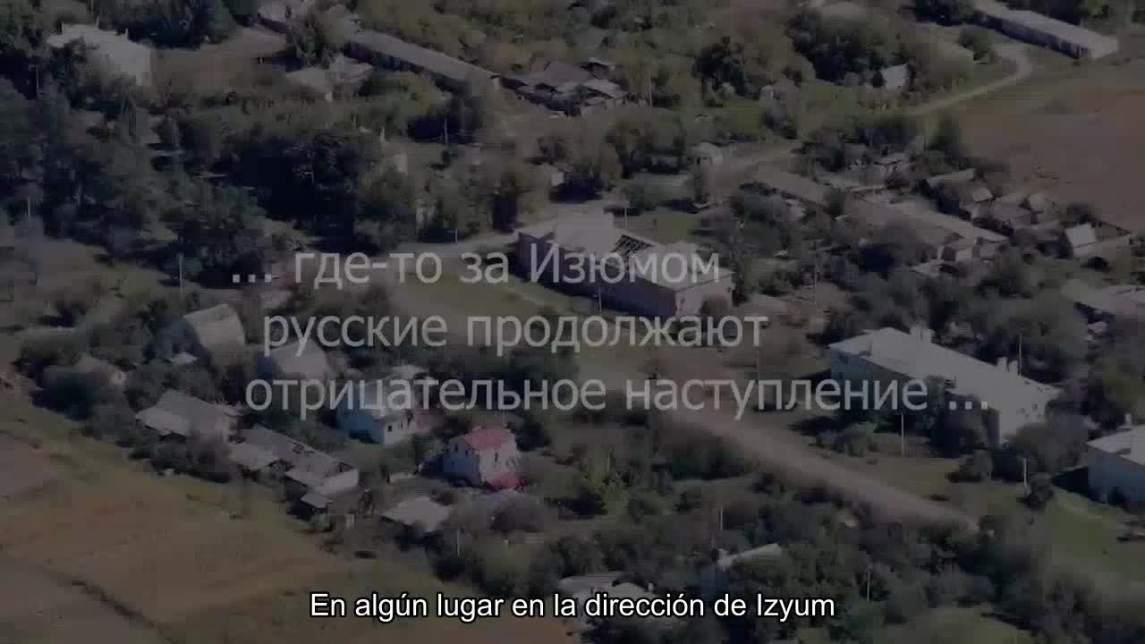 En algún lugar en la dirección de Izyum