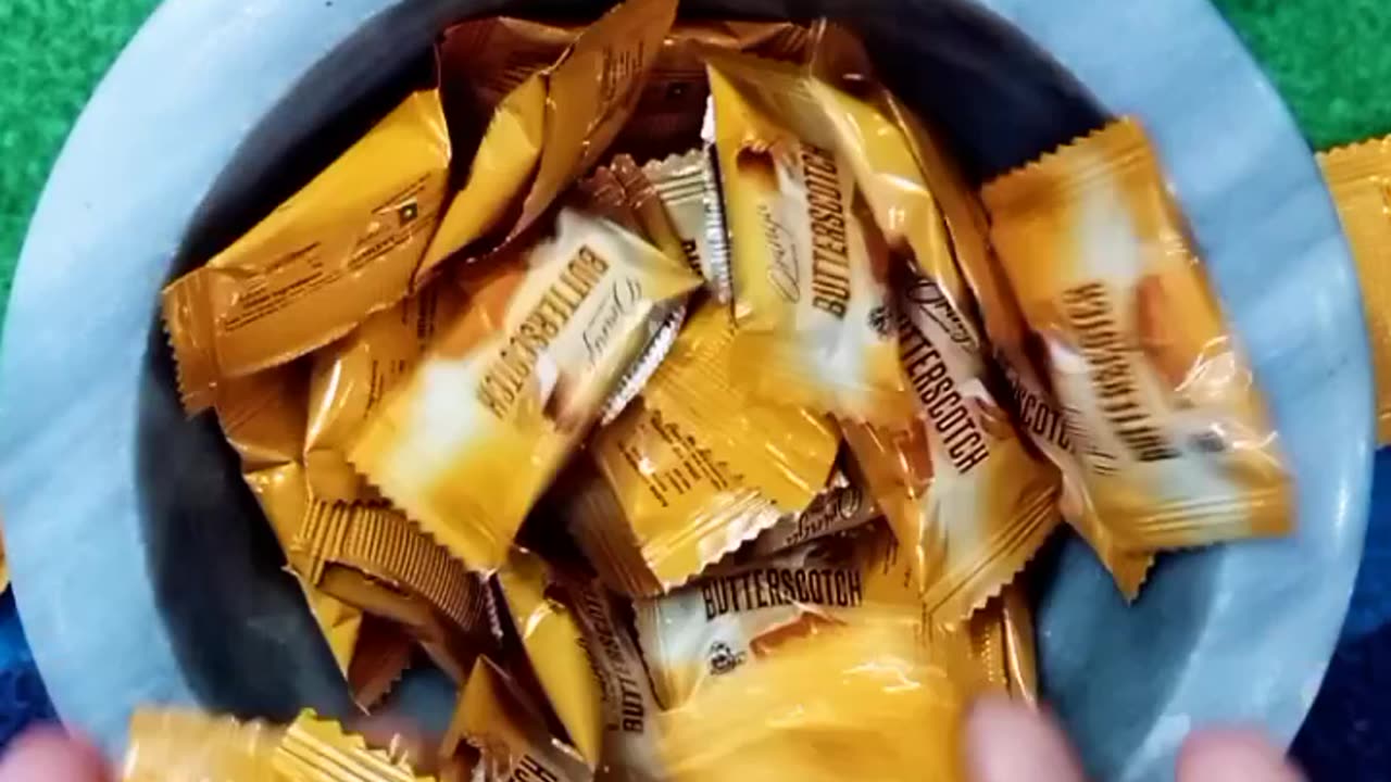 Satisfying Crushing Butterscotch Candy ✅💥🤯💯