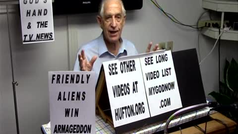 God's Hand and the TV News: Friendly Aliens Win Armageddon