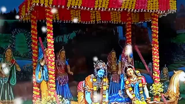 Radhe radhe Jay shri Krishna Kirti Mahal barsana