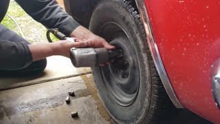 replacing a lower ball joint on a mopar car