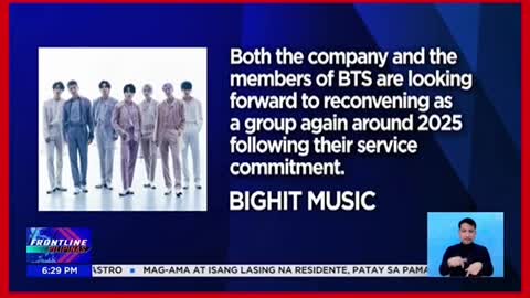 BTS members, nakatakdanang magpa-enlist samilitary service ngayongtaon