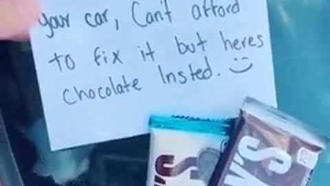 Damage to Car, Here is Chocolate