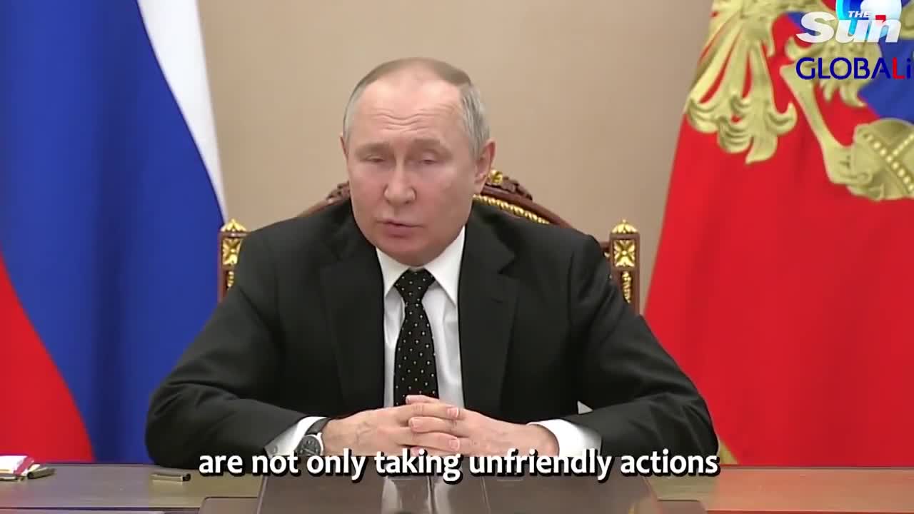 Putin hits out at the West over sanctions, calling it the 'Empire of Lies'"