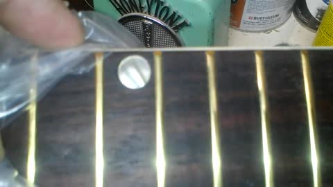 OLD KRAFTSMEN GUITAR. PT 3 INSIDE BRACE CHECK. & 1 more KAY