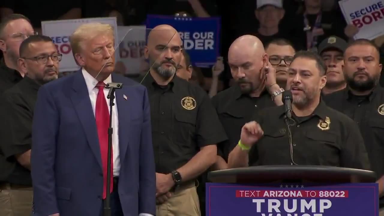 President Donald J. Trump thanks 16,000 Border Patrol agents for their complete endorsement and support!