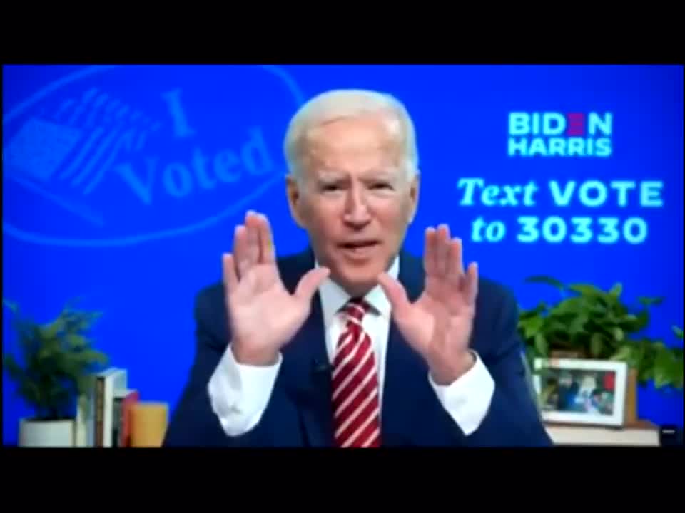 Biden's 2020 Voter Fraud confession