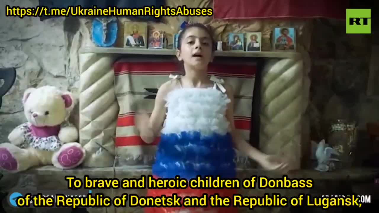 Syria girl: children of Donbass, together we will beat Nazism and terrorism