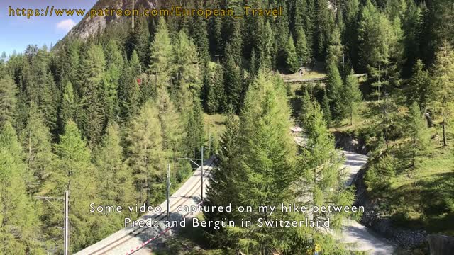 Hike in Albula Valley Switzerland