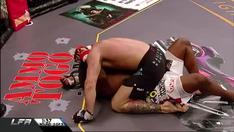 AWESOME DERRICK LEWIS KO! - HARDEST UFC PUNCHER EVER - BEFORE THE UFC - LFA