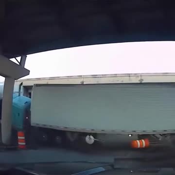 Semi Accident off the freeway!