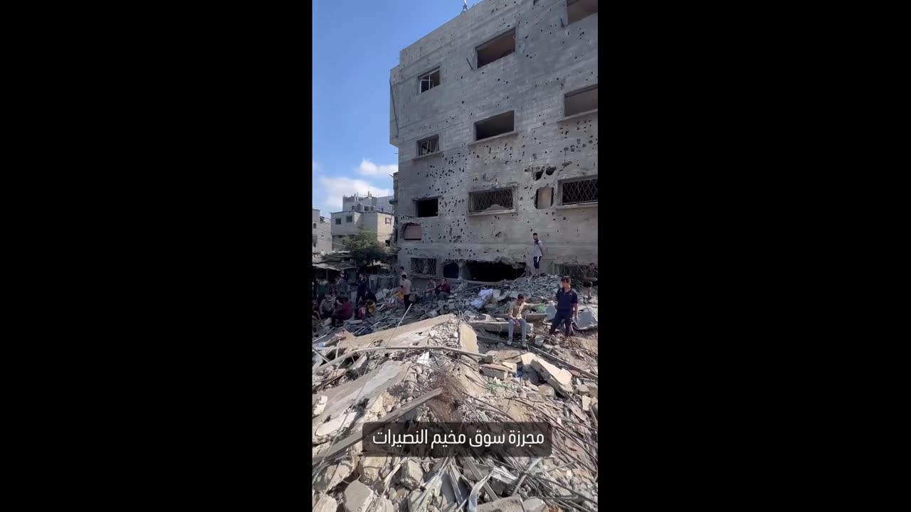 Footage documenting massacre committed by Israeli occupation