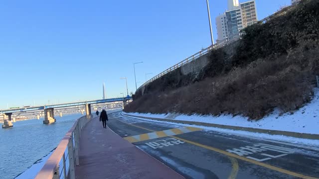 View of The Han River, Korea