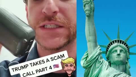 TRUMP TAKES ANOTHER SCAM CALL!
