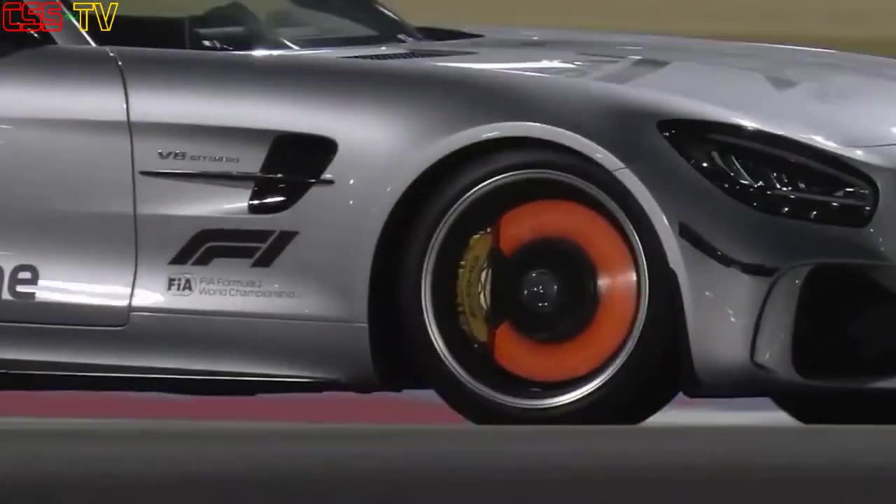 F1 Police Mercedes AMG GTR Drifting