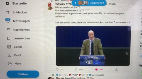 Nicolaus Fest, Rede im EU-Parlament…