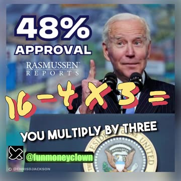 Biden's approval numbers are in - Let's do new math | Parody