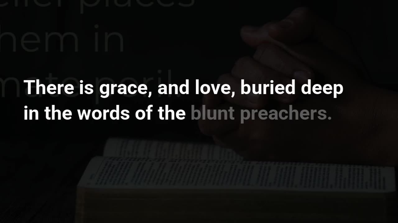 The Blunt Preacher