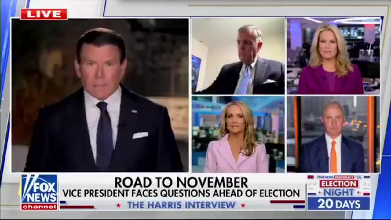Kamala's Staff Orders Fox to End Interview