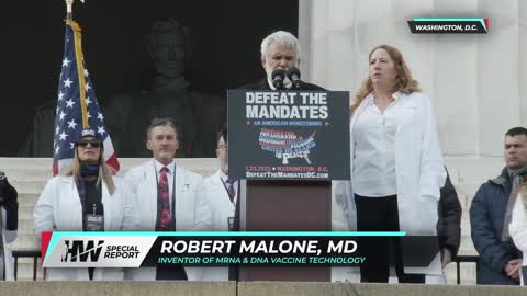 DefeatTheMandatesDC Dr Robert Malone, "The Truth Is Like A Lion, Let It Loose, You Don't Have To Defend It, It Will Defend Itself"