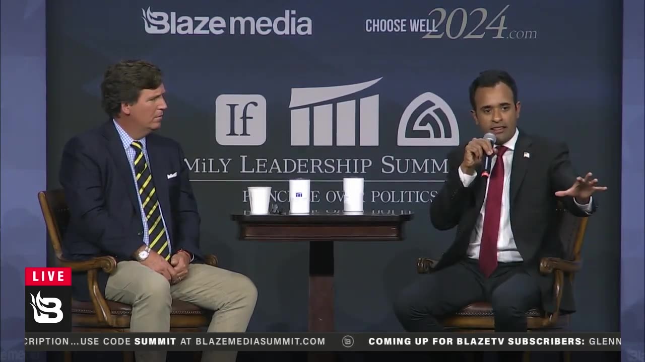 Vivek Ramaswamy & Tucker Carlson: