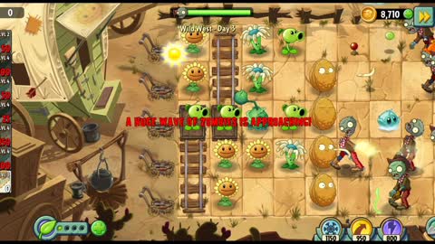 Plants vs Zombies 2 Wild West Day 3