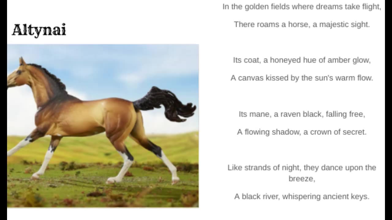 Breyer Poem