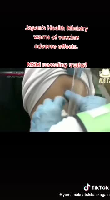 Japan warning of Vax side effects