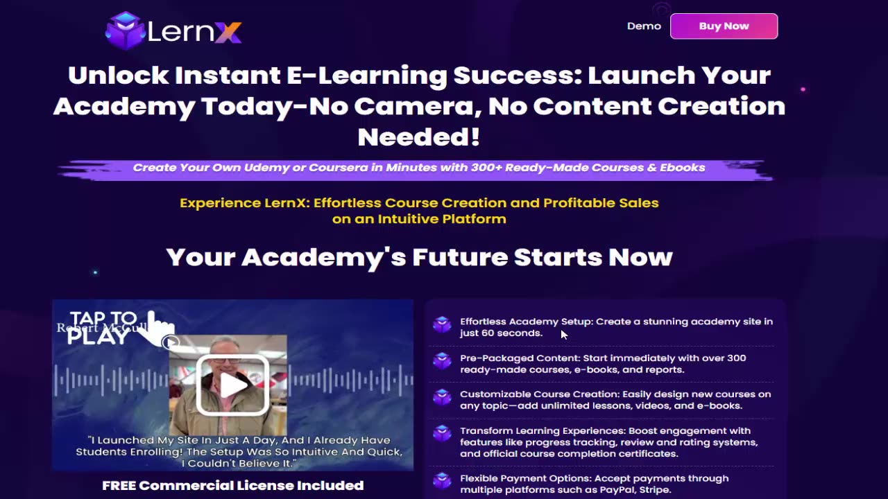 Lernx Review - Create Your Own Udemy or Coursera in Minutes